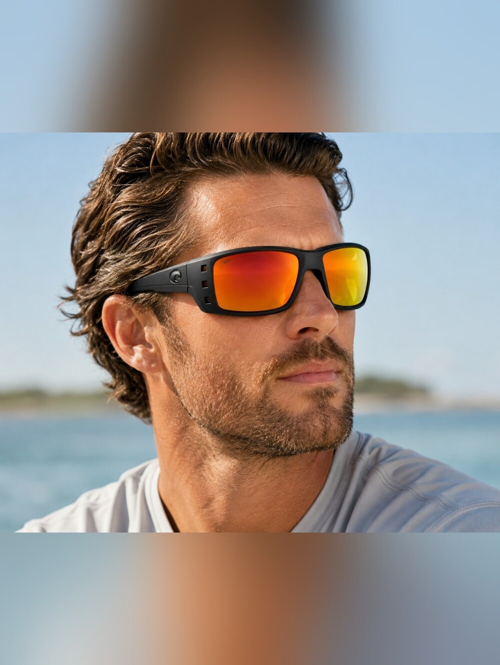 New Costa Del Mar Permit sunglasses with Costa 580P polarized lenses.